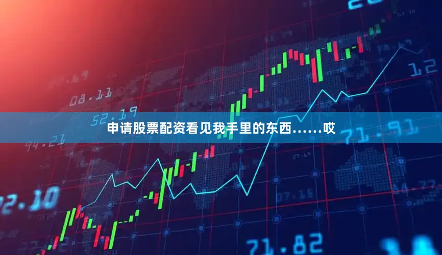 申请股票配资看见我手里的东西……哎